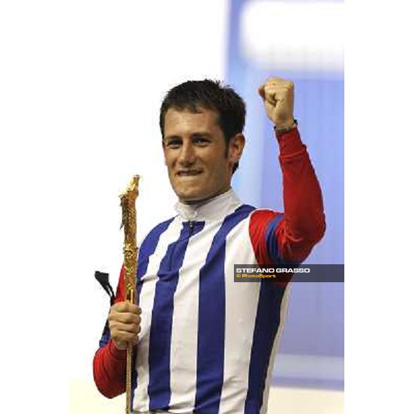 Mirco Demuro on Victoire Pisa wins the Dubai World Cup 2011 Dubai - Meydan, 26th march 2011 ph.Stefano Grasso