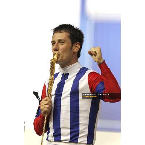 Mirco Demuro on Victoire Pisa wins the Dubai World Cup 2011 Dubai - Meydan, 26th march 2011 ph.Stefano Grasso
