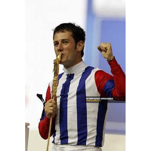 Mirco Demuro on Victoire Pisa wins the Dubai World Cup 2011 Dubai - Meydan, 26th march 2011 ph.Stefano Grasso