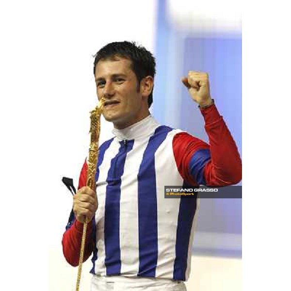 Mirco Demuro on Victoire Pisa wins the Dubai World Cup 2011 Dubai - Meydan, 26th march 2011 ph.Stefano Grasso