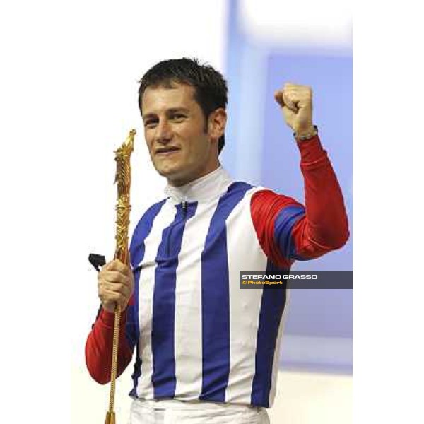 Mirco Demuro on Victoire Pisa wins the Dubai World Cup 2011 Dubai - Meydan, 26th march 2011 ph.Stefano Grasso