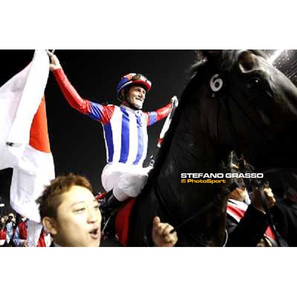 Mirco Demuro on Victoire Pisa wins the Dubai World Cup 2011 Dubai - Meydan, 26th march 2011 ph.Stefano Grasso