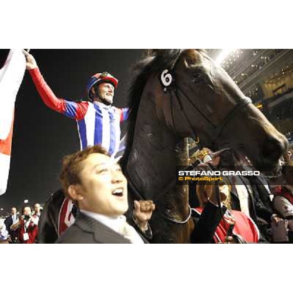 Mirco Demuro on Victoire Pisa wins the Dubai World Cup 2011 Dubai - Meydan, 26th march 2011 ph.Stefano Grasso