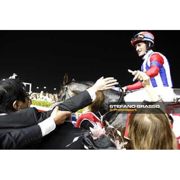 Mirco Demuro on Victoire Pisa wins the Dubai World Cup 2011 Dubai - Meydan, 26th march 2011 ph.Stefano Grasso