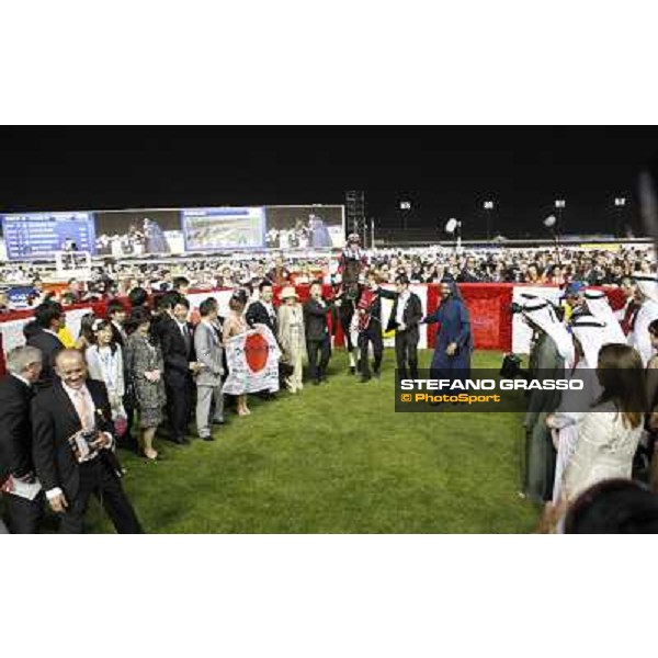 Mirco Demuro on Victoire Pisa wins the Dubai World Cup 2011 Dubai - Meydan, 26th march 2011 ph.Stefano Grasso