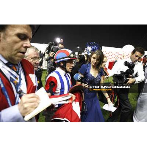 Mirco Demuro on Victoire Pisa wins the Dubai World Cup 2011 Dubai - Meydan, 26th march 2011 ph.Stefano Grasso