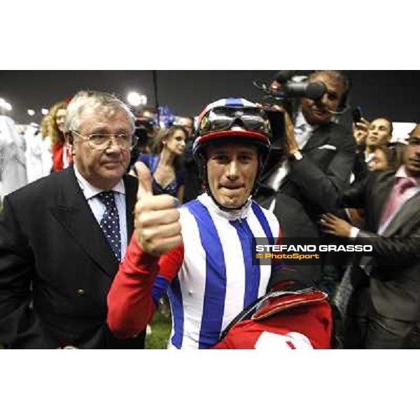 Mirco Demuro on Victoire Pisa wins the Dubai World Cup 2011 Dubai - Meydan, 26th march 2011 ph.Stefano Grasso