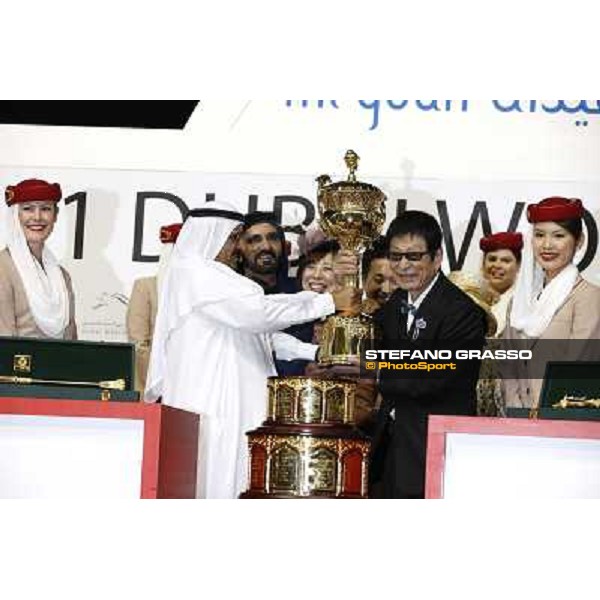 Mirco Demuro on Victoire Pisa wins the Dubai World Cup 2011 Dubai - Meydan, 26th march 2011 ph.Stefano Grasso