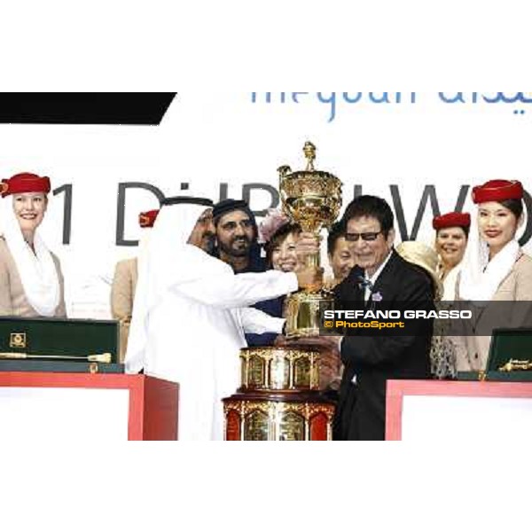 Mirco Demuro on Victoire Pisa wins the Dubai World Cup 2011 Dubai - Meydan, 26th march 2011 ph.Stefano Grasso