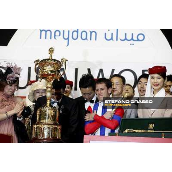 Mirco Demuro on Victoire Pisa wins the Dubai World Cup 2011 Dubai - Meydan, 26th march 2011 ph.Stefano Grasso