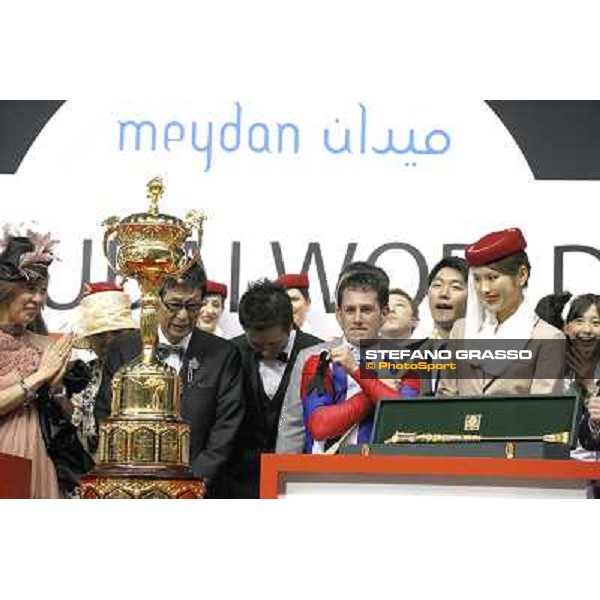 Mirco Demuro on Victoire Pisa wins the Dubai World Cup 2011 Dubai - Meydan, 26th march 2011 ph.Stefano Grasso