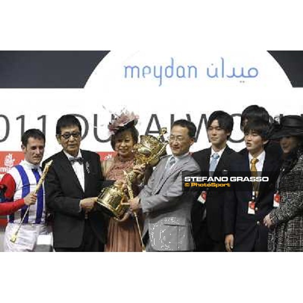 Mirco Demuro on Victoire Pisa wins the Dubai World Cup 2011 Dubai - Meydan, 26th march 2011 ph.Stefano Grasso