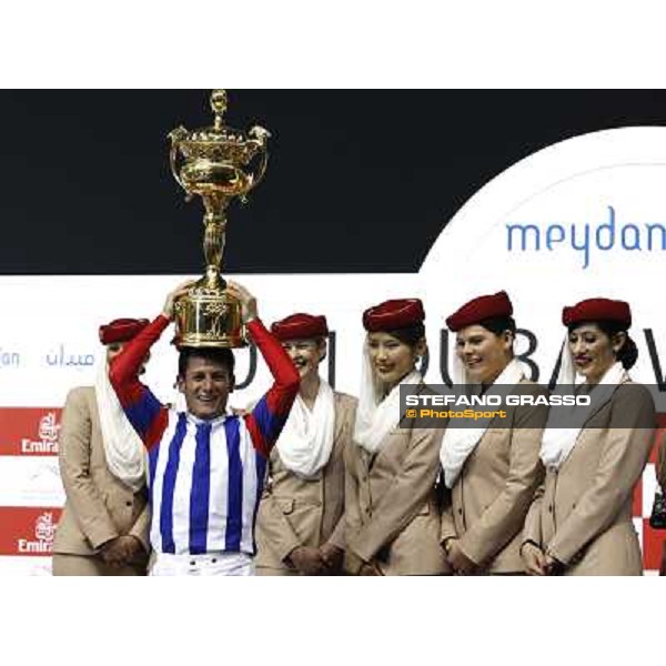 Mirco Demuro on Victoire Pisa wins the Dubai World Cup 2011 Dubai - Meydan, 26th march 2011 ph.Stefano Grasso