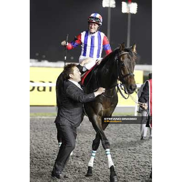 Mirco Demuro on Victoire Pisa wins the Dubai World Cup 2011 Dubai - Meydan, 26th march 2011 ph.Stefano Grasso