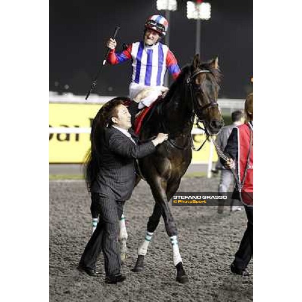 Mirco Demuro on Victoire Pisa wins the Dubai World Cup 2011 Dubai - Meydan, 26th march 2011 ph.Stefano Grasso