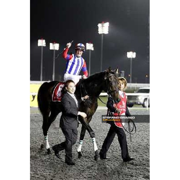 Mirco Demuro on Victoire Pisa wins the Dubai World Cup 2011 Dubai - Meydan, 26th march 2011 ph.Stefano Grasso