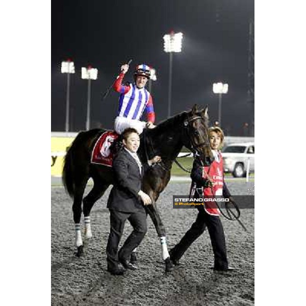 Mirco Demuro on Victoire Pisa wins the Dubai World Cup 2011 Dubai - Meydan, 26th march 2011 ph.Stefano Grasso