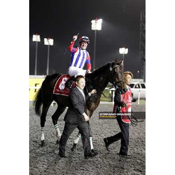 Mirco Demuro on Victoire Pisa wins the Dubai World Cup 2011 Dubai - Meydan, 26th march 2011 ph.Stefano Grasso