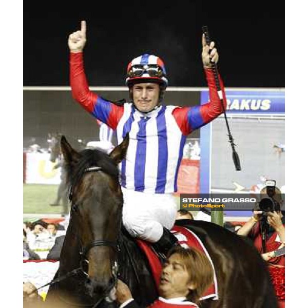 Mirco Demuro on Victoire Pisa wins the Dubai World Cup 2011 Dubai - Meydan, 26th march 2011 ph.Stefano Grasso