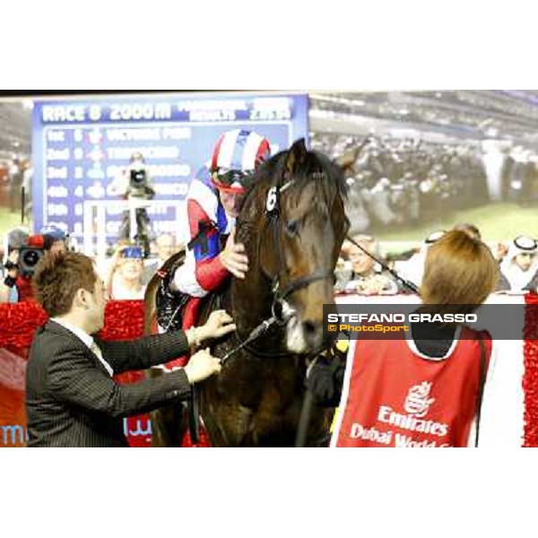 Mirco Demuro on Victoire Pisa wins the Dubai World Cup 2011 Dubai - Meydan, 26th march 2011 ph.Stefano Grasso