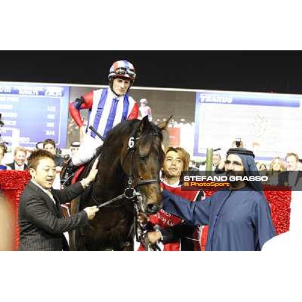 Mirco Demuro on Victoire Pisa wins the Dubai World Cup 2011 Dubai - Meydan, 26th march 2011 ph.Stefano Grasso