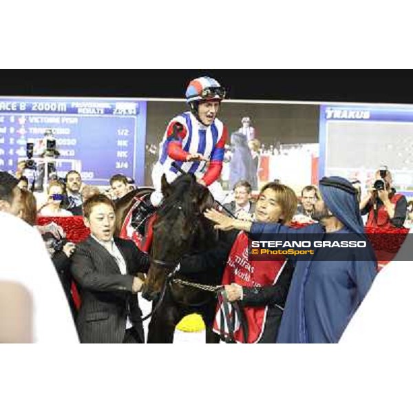 Mirco Demuro on Victoire Pisa wins the Dubai World Cup 2011 Dubai - Meydan, 26th march 2011 ph.Stefano Grasso