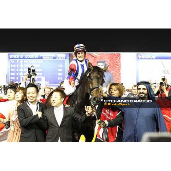 Mirco Demuro on Victoire Pisa wins the Dubai World Cup 2011 Dubai - Meydan, 26th march 2011 ph.Stefano Grasso