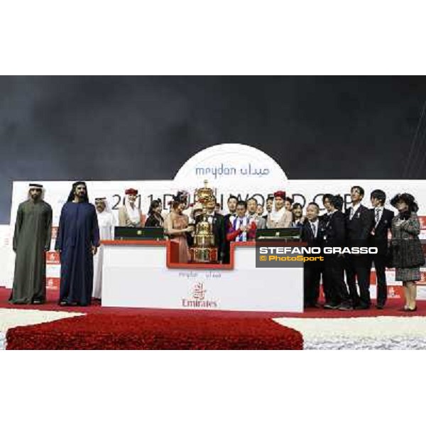 Mirco Demuro on Victoire Pisa wins the Dubai World Cup 2011 Dubai - Meydan, 26th march 2011 ph.Stefano Grasso