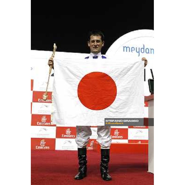 Mirco Demuro on Victoire Pisa wins the Dubai World Cup 2011 Dubai - Meydan, 26th march 2011 ph.Stefano Grasso