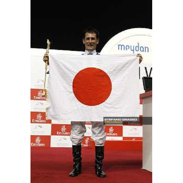 Mirco Demuro on Victoire Pisa wins the Dubai World Cup 2011 Dubai - Meydan, 26th march 2011 ph.Stefano Grasso