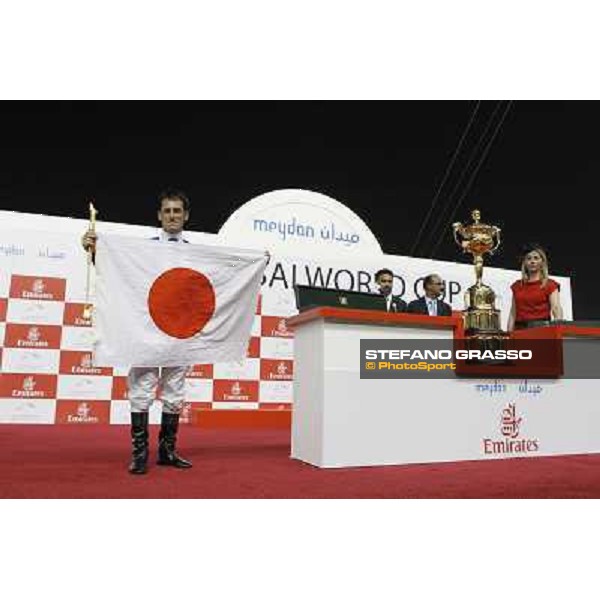 Mirco Demuro on Victoire Pisa wins the Dubai World Cup 2011 Dubai - Meydan, 26th march 2011 ph.Stefano Grasso
