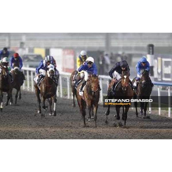 Mickael Barzalona on Khawlah wins the UAE Derby Dubai - Meydan, 26th march 2011 ph.Stefano Grasso