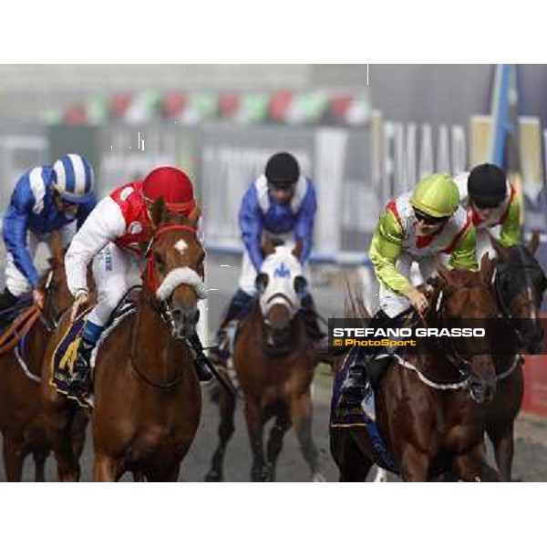 Olivier Peslier on Seraphin du Paon wins the Dubai Kahayla Classic Dubai - Meydan, 26th march 2011 ph.Stefano Grasso