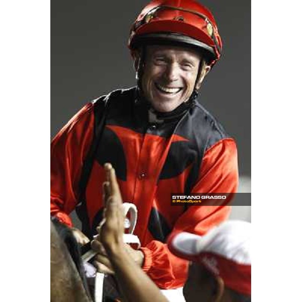 Felix Coetzee on Rocket Man after winning the Dubai Golden Shaheen Dubai - Meydan, 26th march 2011 ph.Stefano Grasso