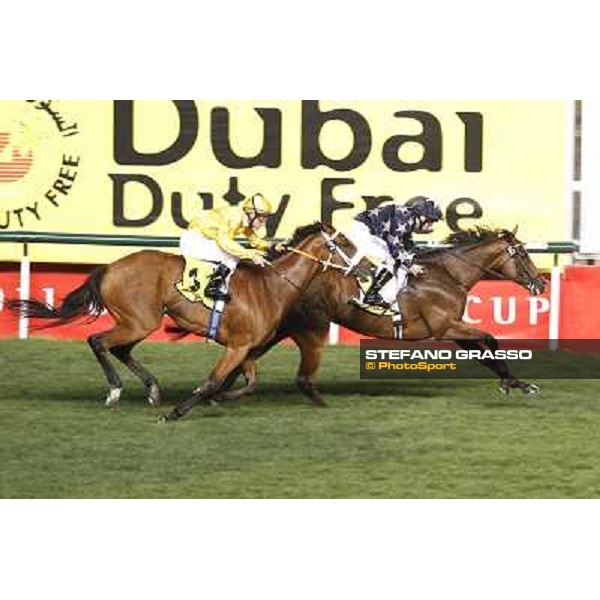 Ryan Moore on Presvis wins the Dubai Duty Free Dubai - Meydan, 26th march 2011 ph.Stefano Grasso