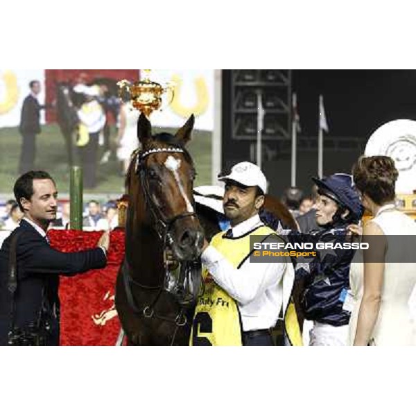 Dubai World Cup 2011 - winners circle of the Dubai Duty Free won by Presvis Dubai - Meydan, 26th march 2011 ph.Stefano Grasso