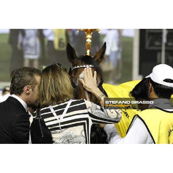 Dubai World Cup 2011 - many congratulations for Presvis winner of the Dubai Duty Free Dubai - Meydan, 26th march 2011 ph.Stefano Grasso