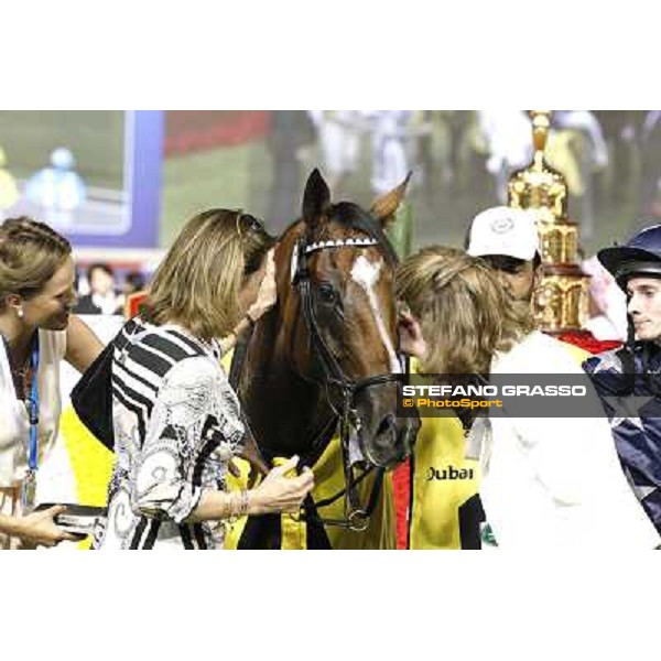 Dubai World Cup 2011 - many congratulations for Presvis winner of the Dubai Duty Free Dubai - Meydan, 26th march 2011 ph.Stefano Grasso