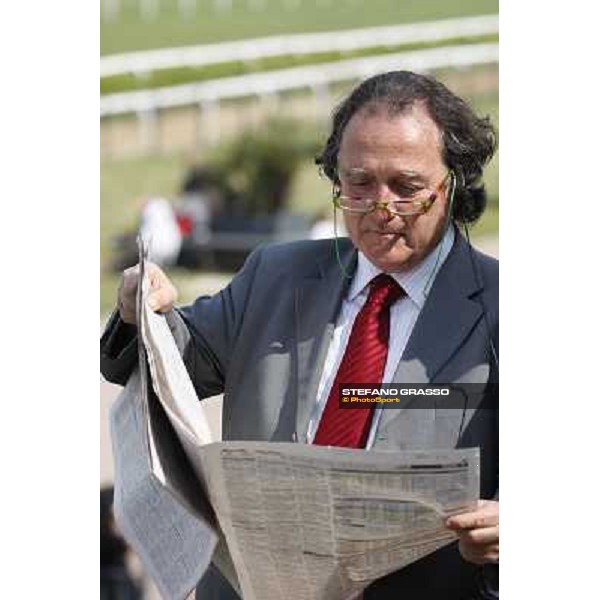a day at the races - the trainer Riccardi Menichetti Rome - Capannelle racetrack, 10th april 2011 ph.Stefano Grasso