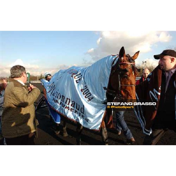 Paris Amerique 2004 Kesaco Phedo and Jean Michele Bazir at theparade after the race ph. Stefano Grasso