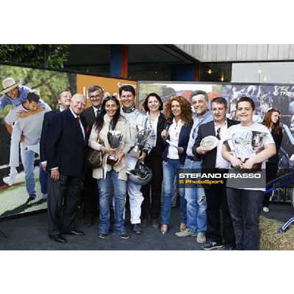 prize giving ceremony of Gran Premio d\'Europa Milan- San Siro racetrack, 25th april 2011 ph.Stefano Grasso