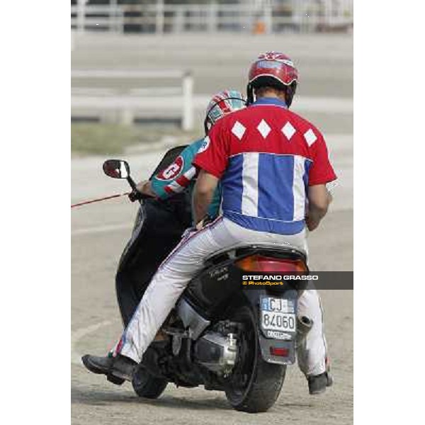 Harri Rantanen and Pietro Gubellini Milan- San Siro racetrack, 25th april 2011 ph.Stefano Grasso