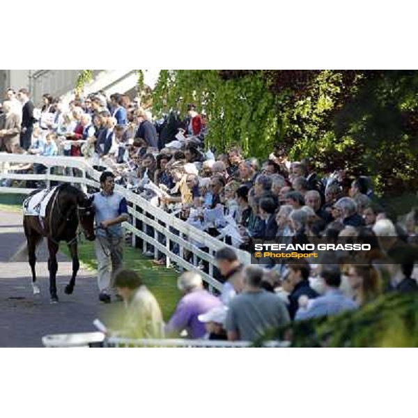 racegoers at San Siro Milan- San Siro racetrack, 24th april 2011 ph.Stefano Grasso