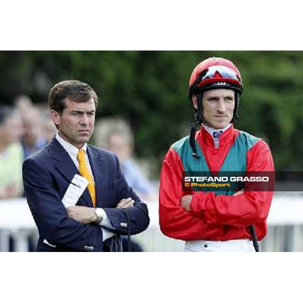Peter Schierghen and Andrasch Starke Milan- San Siro racetrack, 24th april 2011 ph.Stefano Grasso