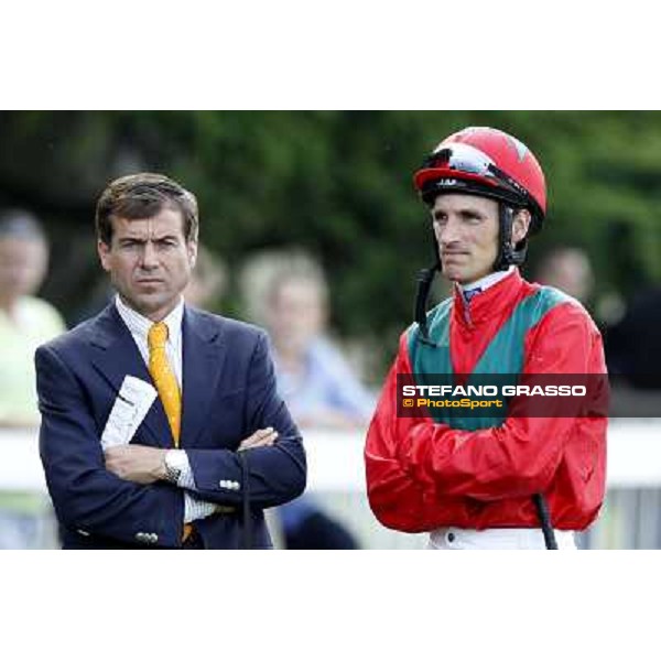 Peter Schierghen and Andrasch Starke Milan- San Siro racetrack, 24th april 2011 ph.Stefano Grasso
