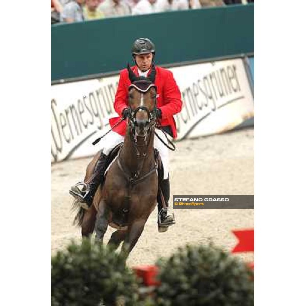 Eric Lamaze on Hickstead wins the 2nd qualifier for the World Cup Final Rolex FEi World Cup Final Jumping Leipzig, 29th april 2011 ph.Stefano Grasso