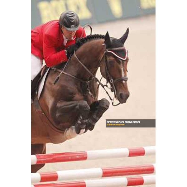 Eric Lamaze on Hickstead wins the 2nd qualifier for the World Cup Final Rolex FEi World Cup Final Jumping Leipzig, 29th april 2011 ph.Stefano Grasso