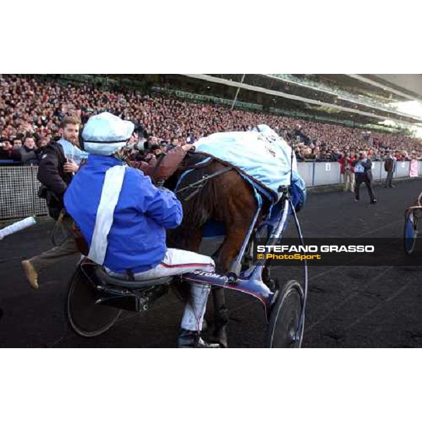 Paris Amerique 2004 Jean Michel Bazire and Kesaco Phedo parading in front of 40.000 people at Plateau du Gravelle ph. Stefano Grasso