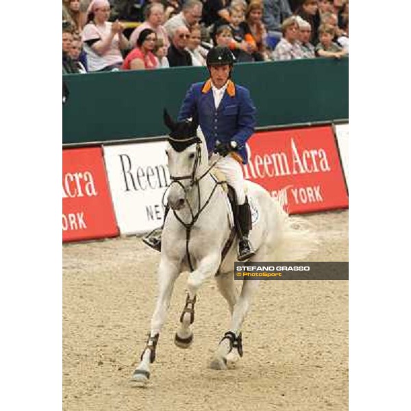 Gerco Schroder on Eurocommerce New Orleans during the 2nd qualifier for the World Cup Final Rolex FEi World Cup Final Jumping Leipzig, 29th april 2011 ph.Stefano Grasso
