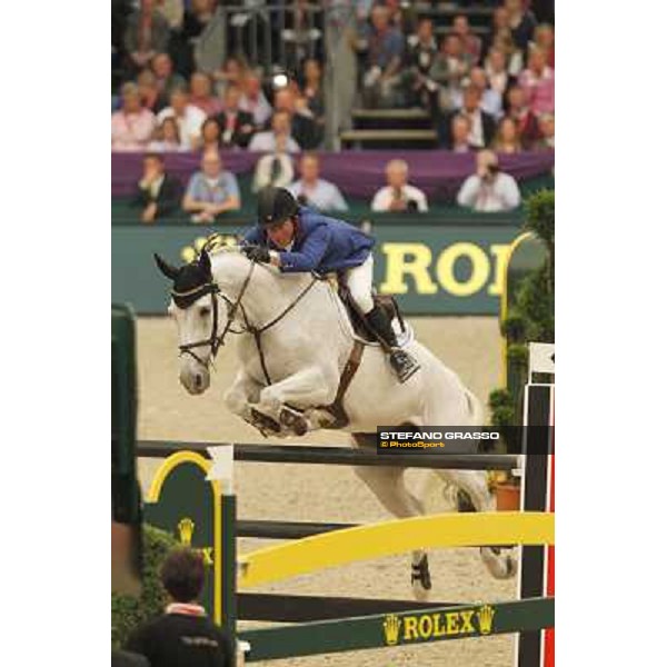Gerco Schroder on Eurocommerce New Orleans during the 2nd qualifier for the World Cup Final Rolex FEi World Cup Final Jumping Leipzig, 29th april 2011 ph.Stefano Grasso